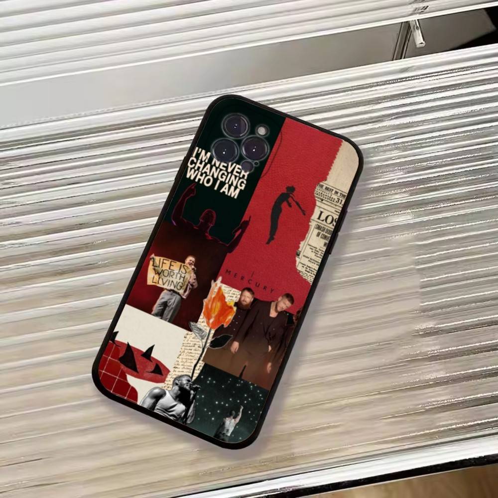 Band Imagine D-Dragons Phone Case For iPhone 17,16,15,14,13,12,11 Plus,Pro Max,XS,Soft Black Cover
