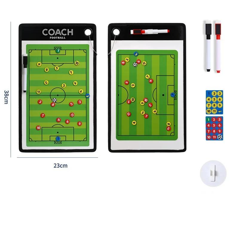 Magnetic Soccer Tactical Board Football Coaching Clipboard Portable Strategy Board for Football Training Match Coach Equipment