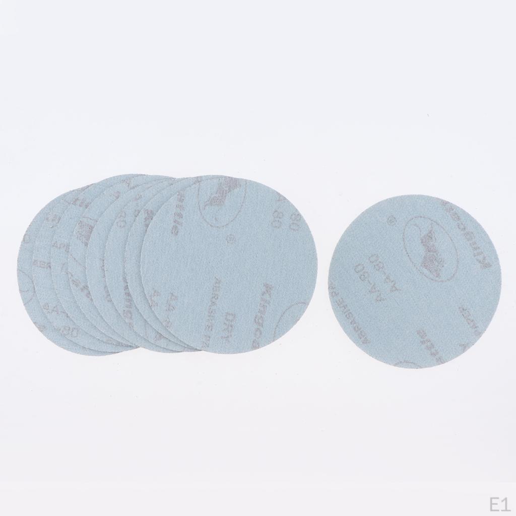 10Pcs 120mm 5inch 80-800Grit Discs Sanding Polishing Pad Equipment Oscillating Tool Pads