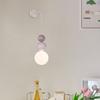 Nordic LED Wall Lamp Macaron Resin 2/3 Heads Lighting Fixtures Bedroom Living Room Study Room Indoor Decorative Luminaire Lustre