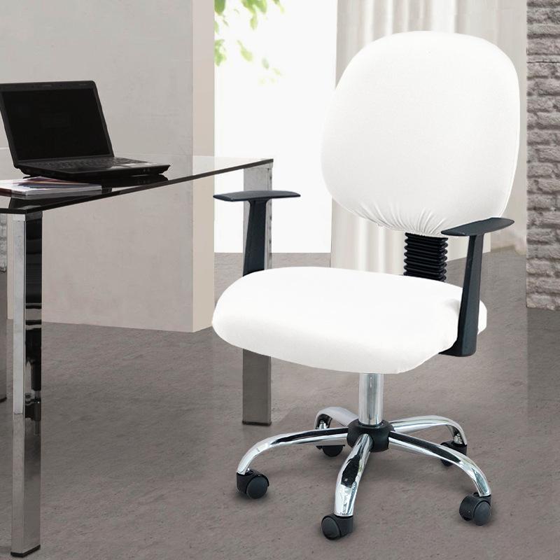 Two-Piece Computer Chair Cover Washable Executive Chair Cover For Computer Stretchable Seat Covers Computers Chairs