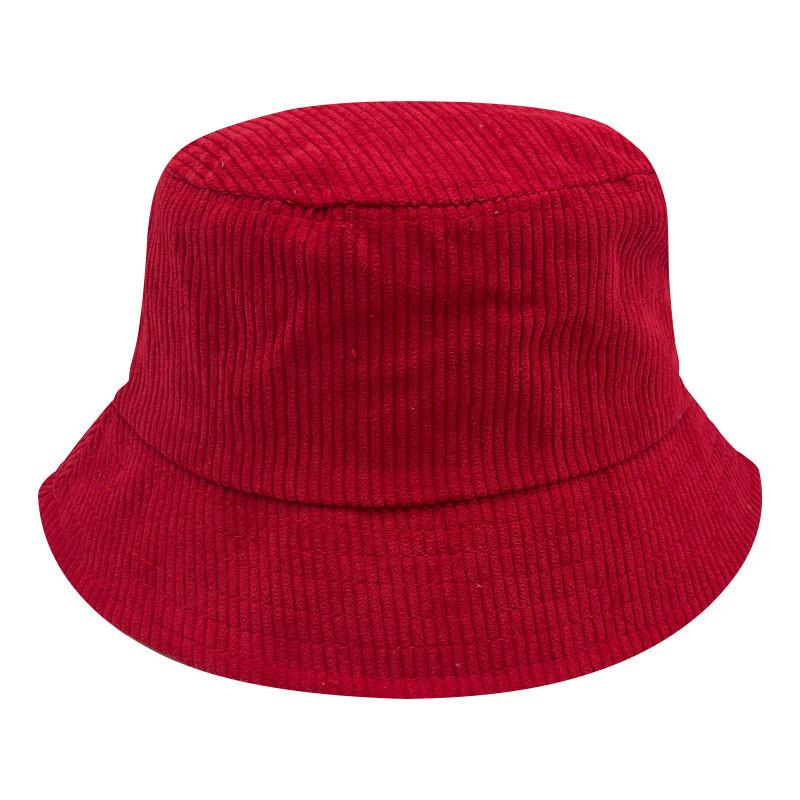 Winter Vintage Bucket Hat Couples Solid Color Insulated Breathable Sunshade Hat