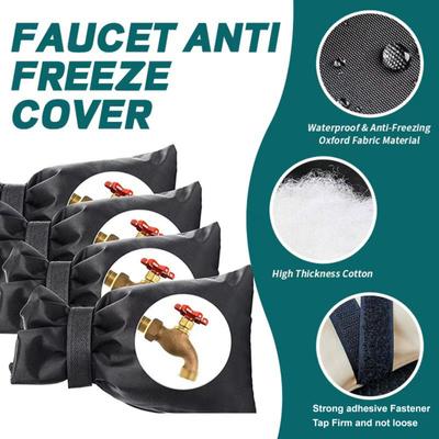 Outdoor Faucet Cover for Winter Insulated Freeze Protection Spigot Cover Waterproof Oxford Cloth Faucet Socks for Outside Garden