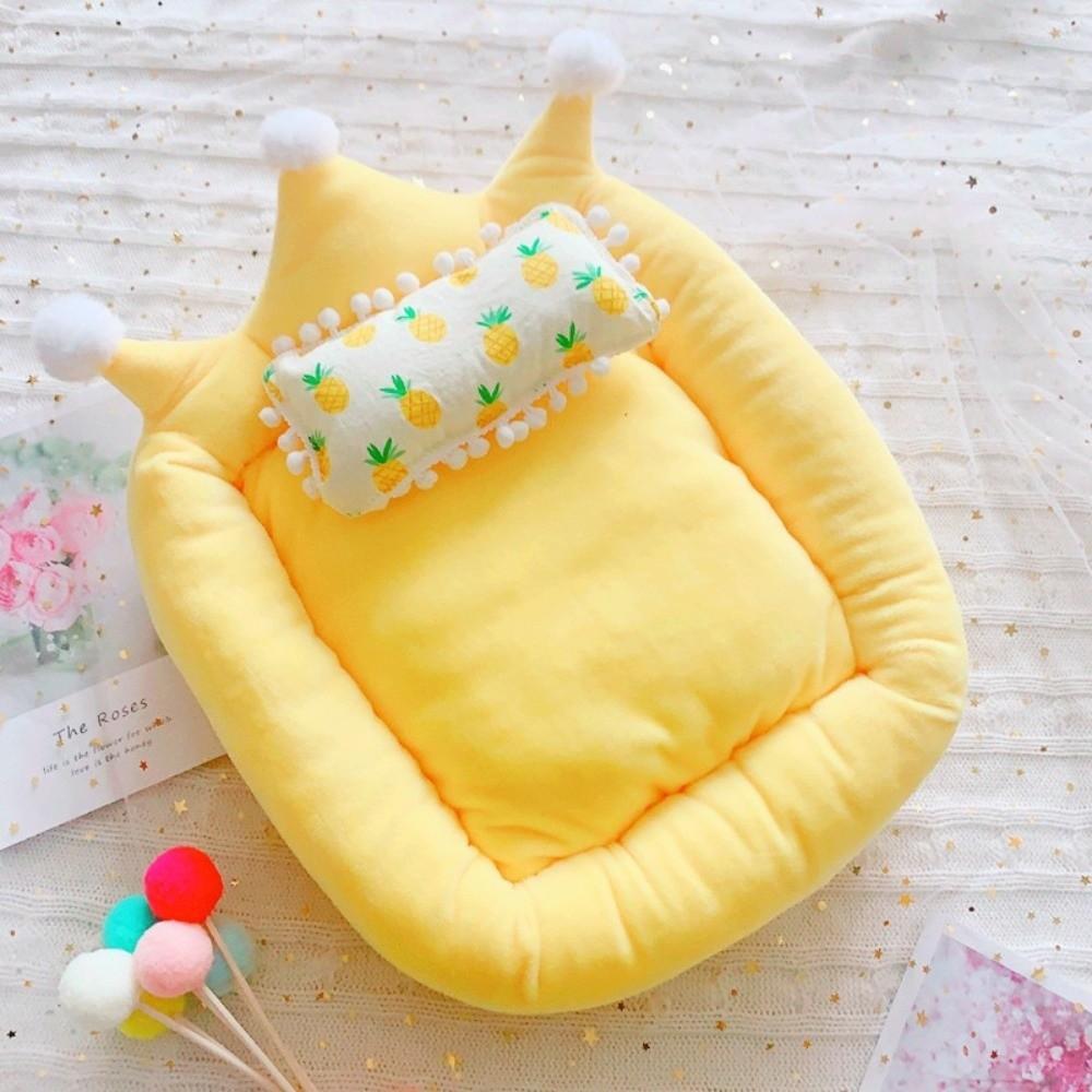 Mini-Puppenbett Gemütliches Puppenbettwäsche-Zubehör Niedliches Puppenbettwäsche-Set für Spielzeug-Mädchen-Geschenk