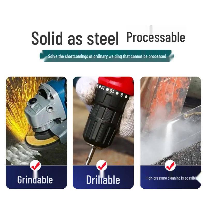 High-Temp Welding Glue, AB Glue, Waterproof Oil Tank Adhesive, Metal Repair Agent for Stainless Steel & Iron Radiators