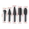 5PCS Drill Bit Set Cutting Tools 1/4'' for Woodworking Knife Wood Carving Tool