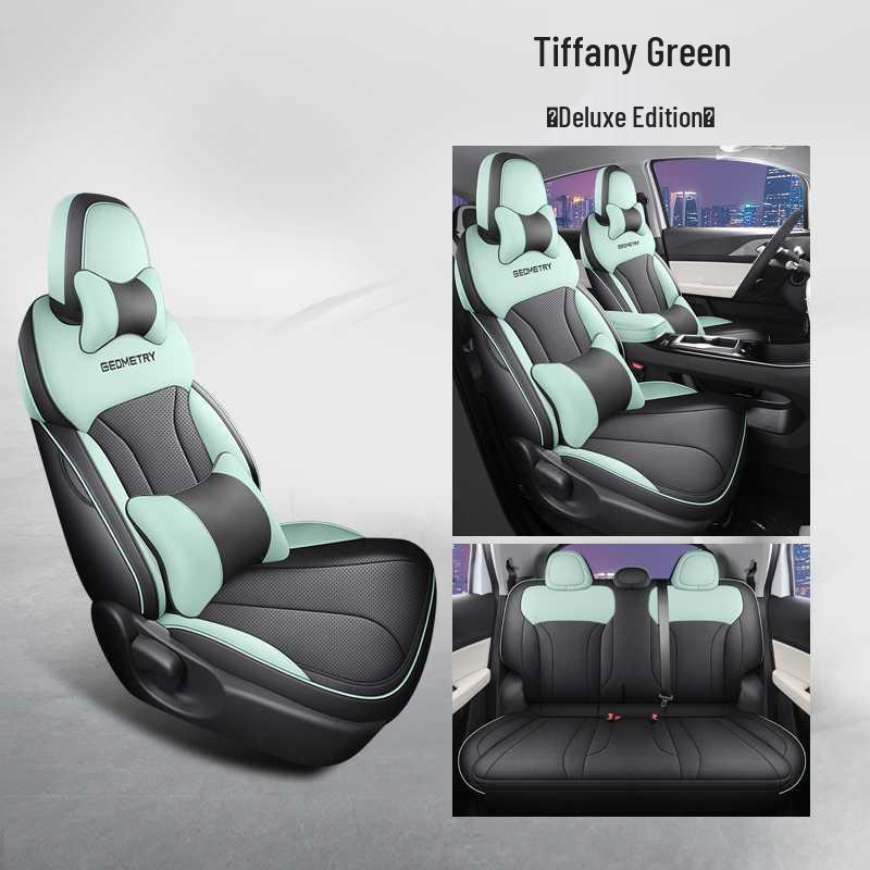 Jihe E Pokrowiec na siedzenie samochodowe Firefly Pełne pokrycie Uniwersalny - Specjalna skórzana poduszka na cztery pory roku