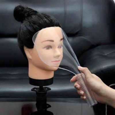Salon Haarschnitt Gesichtsmaske Haarfärbeschutz Abdeckung Wiederverwendbar Handheld Haarspraymaske Professionelles Friseurzubehör