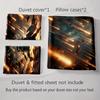 Fiery Warrior Scene Bedding Duvet Cover Sets Duvet Covers Pillowcases Gifts (1 * Duvet Cover 2 * Pillowcases, Without Duvet Insert)