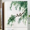 Colorful Butterfly Flowers Refrigerator Decoration Stickers Self-Adhesive Removable Decal Glass/ Door/Wall Sticker Home Decorati
