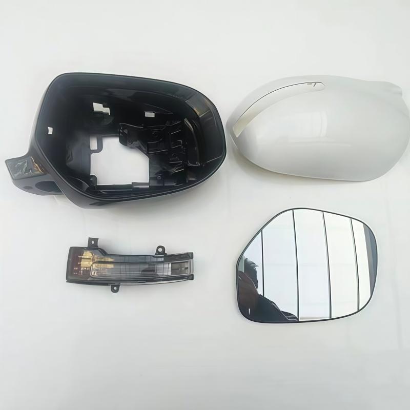 Für Mitsubishi Outlander 2013- Auto Links Rechts Hinten Beheizbares Rückspiegelglas Spiegelabdeckung Rahmen Blinkerleuchte Motor