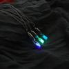 Luminous Hourglass Crystal Pendant Necklace - Women's Quicksand Wishing Bottle Jewelry