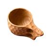 Coffee Cup Natural Jujube Wood Tea Cup With Handgrip Milk Travel Wine Beer Cups For Home Bar Kitchen Gadgets