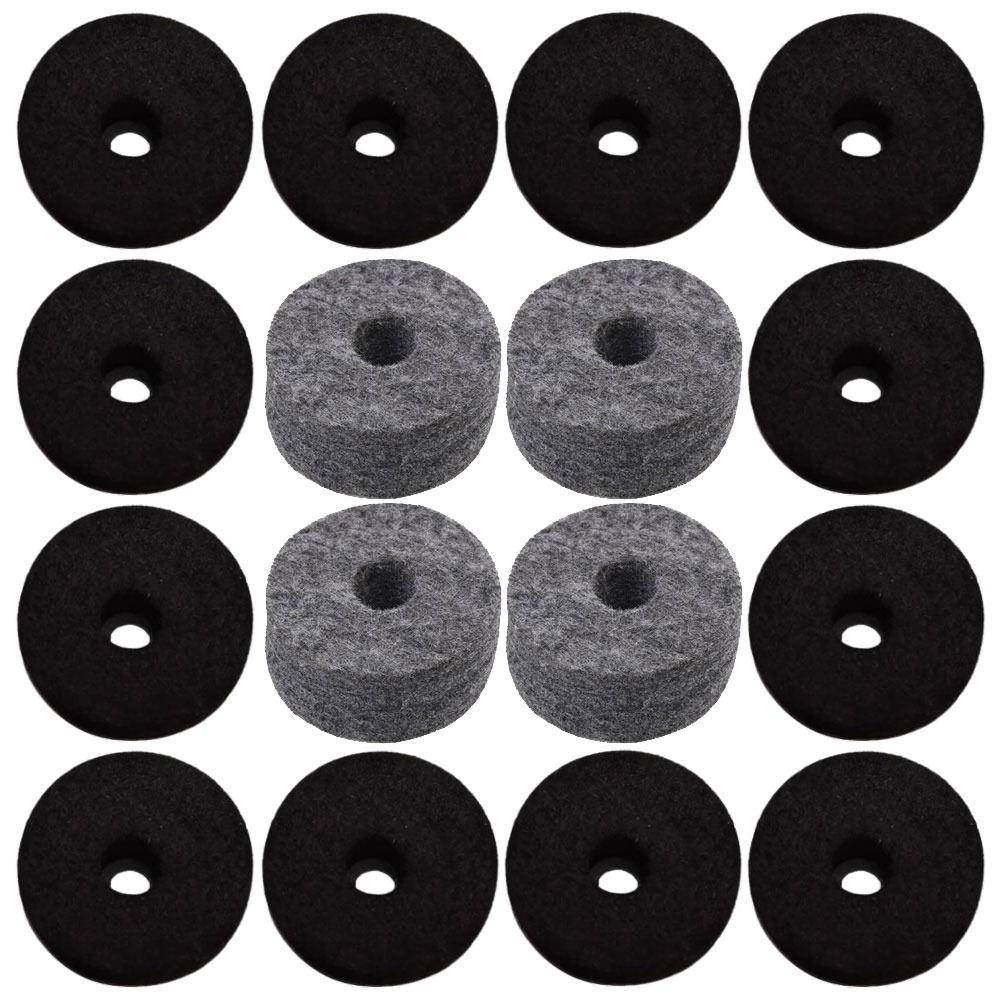 Bass Drum Silencer Cymbal Felt Pads Felt Strap Button Cymbal Hi-Hat Washer Cymbal Stand Felt Pads