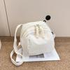 Herbst Vielseitige Damen Cord Crossover-Taschen Einfache Unifarbene Leichte Damen-Umhängetasche Reise Tragbare Damen-Handtasche