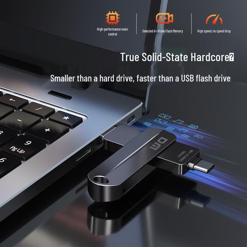DM US580 USB 3.2 Tipo-C Alta Velocità Stato Solido U-Disk