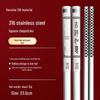 Essstäbchen-Set aus 316L Edelstahl, rutschfest, verbrühungssicher, quadratisch, für Hot Pot und Kinder