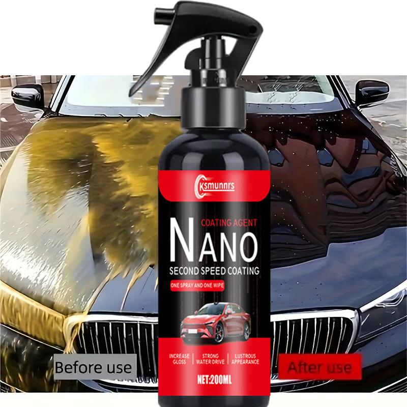 NEW Car Body Coating Agent for Enhancing Paint Shine, Nano-Coating for Rain Protection, Stain Removal Spray, and Crystal Coating