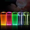 1 Set Nail Art Stamp Easy Printing Detachable High Durability DIY Fluorescent French Tip Nail Silicone Stamper Tool Nail Salon Supply