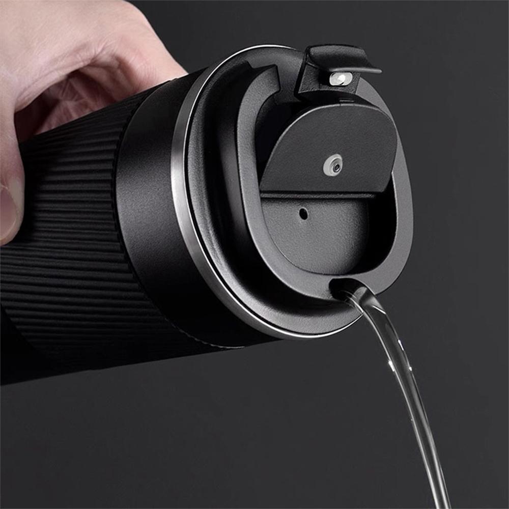 304 Stainless Car Steel Coffee Mug Leak-Proof Thermos Travel Thermal For Ford Fiesta Focus 2 Mk5 Mk3 Mondeo Ranger Kuga Mustang