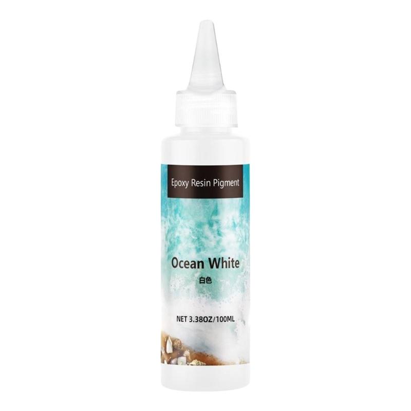 100ml Epoxy Resin Pigment Set with Colors High Concentration Opaque Resin Dye for UV Resin Crafts and Cell Effects