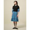 Binpolleidiseu [Reedition] Hedge Denim Volume Sleeve Dress Blue (Bf5271S01P)
