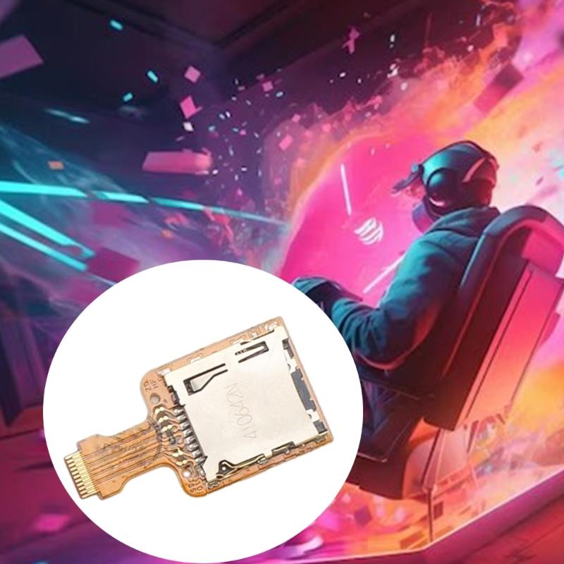 Card Reader Board for 3DS XL LL Game Console Memory Card Slot Socket Repair Parts Replacement Card Reader Holder