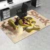 3D Printed Shrek,Fairy tale,Fantasy Forest Anti-Slip Rug - Machine Washable Office Rug for Living Room, Bedroom, Office - Multiple Sizes