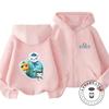 2026 Kawaii Octonauts Full Zip Hoodie Children 3-14 Years Captain Barnacle Print Hooded Jacket Outdoor Warm