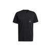 T Shirts Men's Black Crew Neck Moderate Straight Fit GP3428