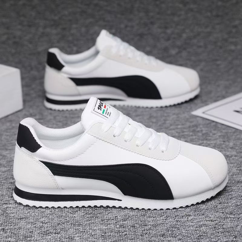 

Мужские повседневные кроссовки 2025 Лето Мужские Противоскользящие Уличные Спортивные Повседневные Туфли Мягкая Подошва Беговые Обувь для Ходьбы 44 белый