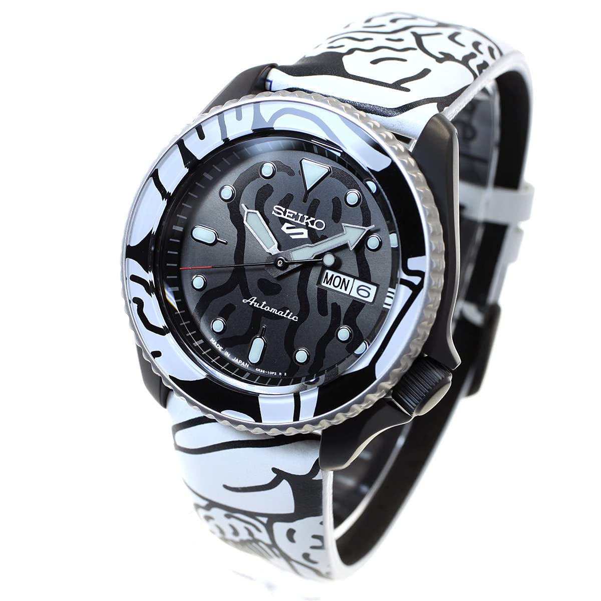 

[Seiko] Чоловічий автоматичний механічний годинник SEIKO 5 SPORTS x AUTO MOAI Collaboration Limited SBSA123