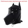 PU Hood Black Head Cover Role Play Mask Unknown Mystery Flirting Play