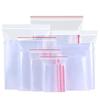 Lot de 100 petits sacs en plastique transparents refermables, épaisseur 0,05 mm, pour chaussures, rangement sous vide, sacs transparents en poly, sac Mylar