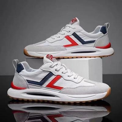 Mode Herren Sneaker Eisseide Stoff Atmungsaktive Freizeitschuhe Rutschfeste Trainingsschuhe für Herren Forrest Gump Schuhe Tenis Masculino