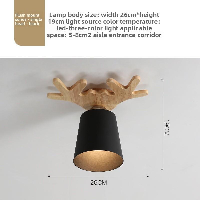 Nordic Modern Wooden Wall Lamp For Hallway And Entrance Decor