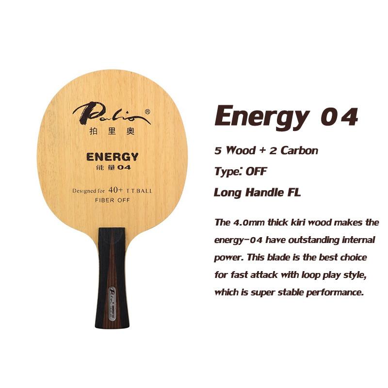 PALIO ENERGY 01 02 03 04 05 06 Table Tennis Blade Racket Wood Control Carbon Offensive Ping Pong Bat Paddle