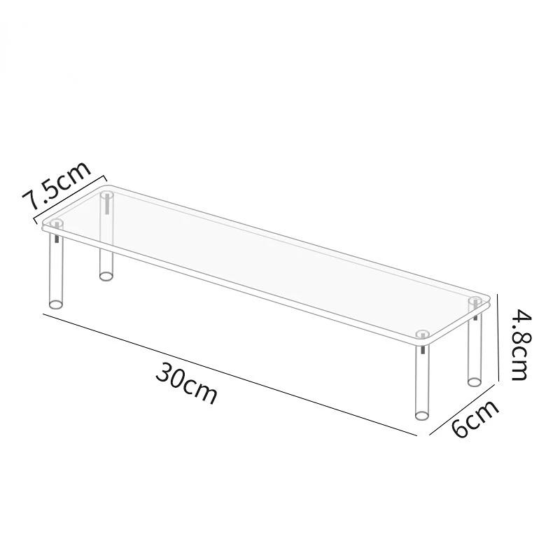Acrylic Display Stand  Ladder Shelf Hand-made Figure Toy Animation Car Model Blind Box Perfume Storage Model Stand