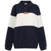 Shop   Women S Half Zip Fleece Patch Anorak SweatShirt Light Beige Mer wSh 20999