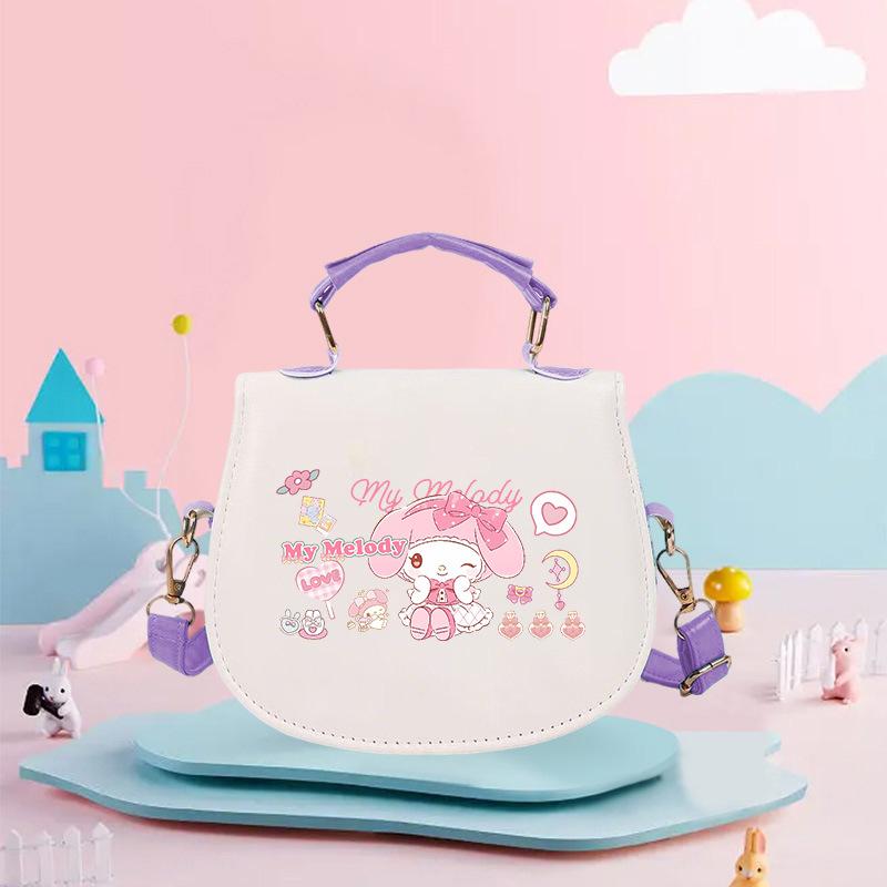 Korean Version of Trendy Cartoon Printing Cute High-value Student Shoulder Bag Women's Portable Handbag