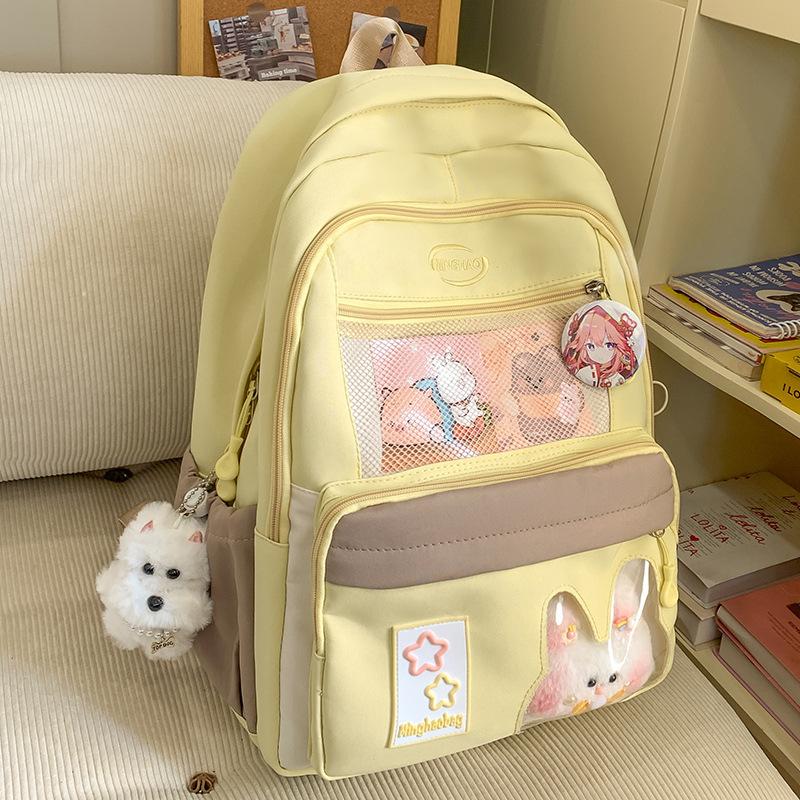 Children's Schoolbags Elementary School Students  Girls' Multi Layer High Value Pain Bags Backpacks