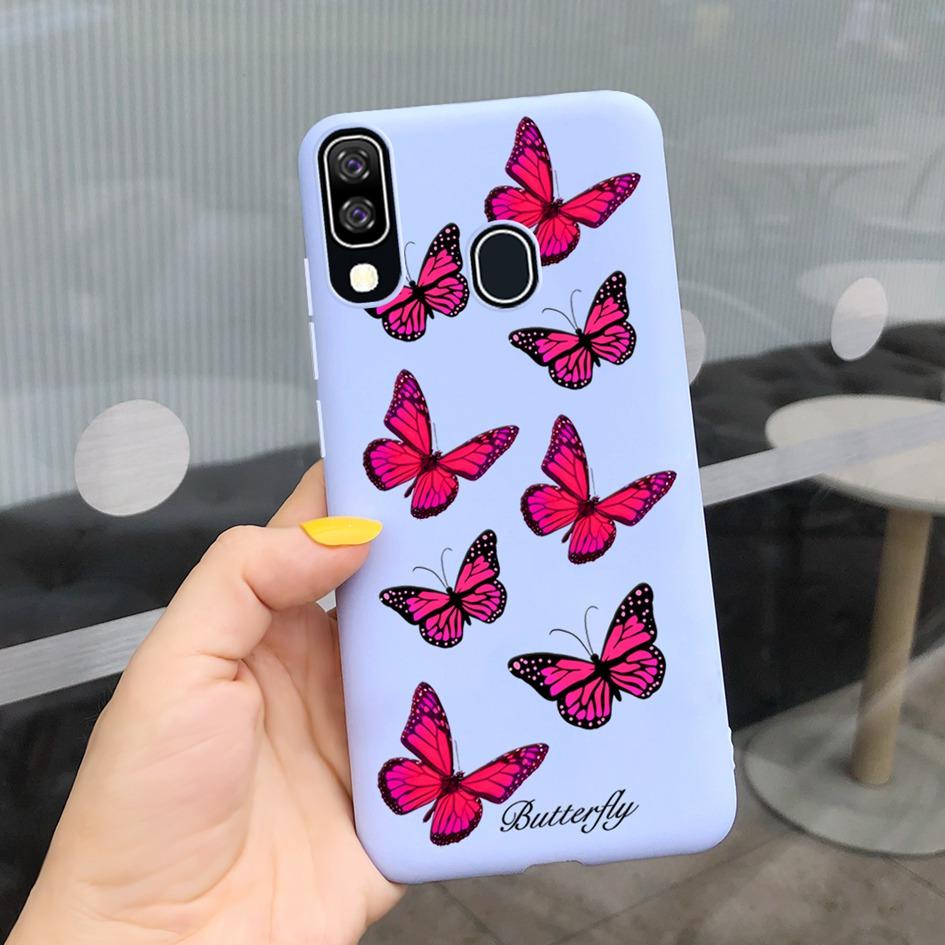 

Для милого Samsung Galaxy A40 A405F чехол кактус бабочка матовый тонкий мягкий чехол для задней панели телефона для Samsung A40 A 40 2019 GalaxyA40 сумка Samsung A40