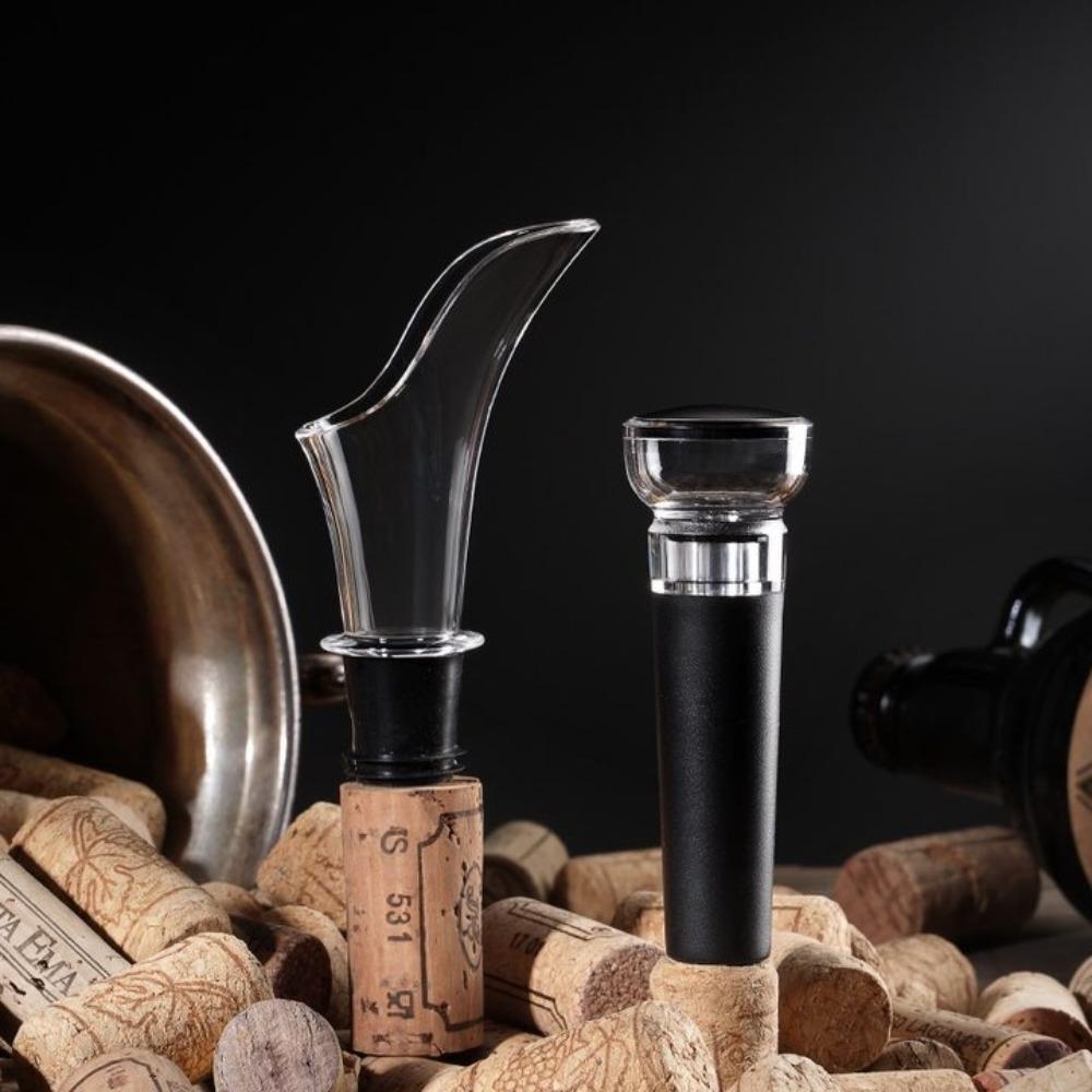 

Portable Wine Aerator Pourer Black Wine Stopper Bar Tool Accessories Wine Pourer Restaurant 1