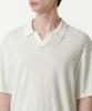 Musinsa Standard Boucle Slit Neck Knitted Polo Shirt [Ivory]