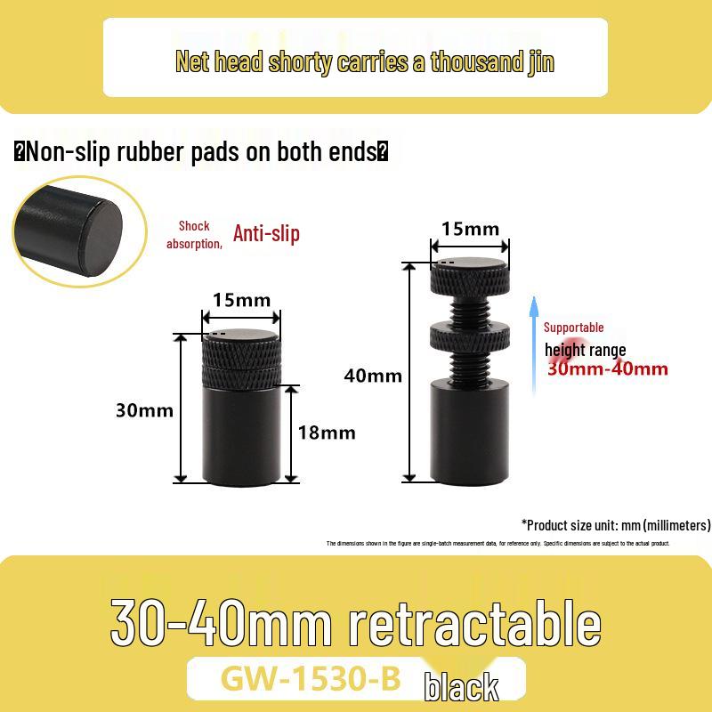 Aluminum Alloy Adjustable Graphics Card Support Bracket with Magnetic Jack and Radiator Protection