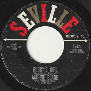 

7inch Record MARCIE BLANE - Bobby s Girl 45120 Seville Records 1962 US Rock Used