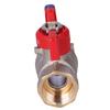 Female-female ball valve with butterfly, 1/2 inch, F-Comfort