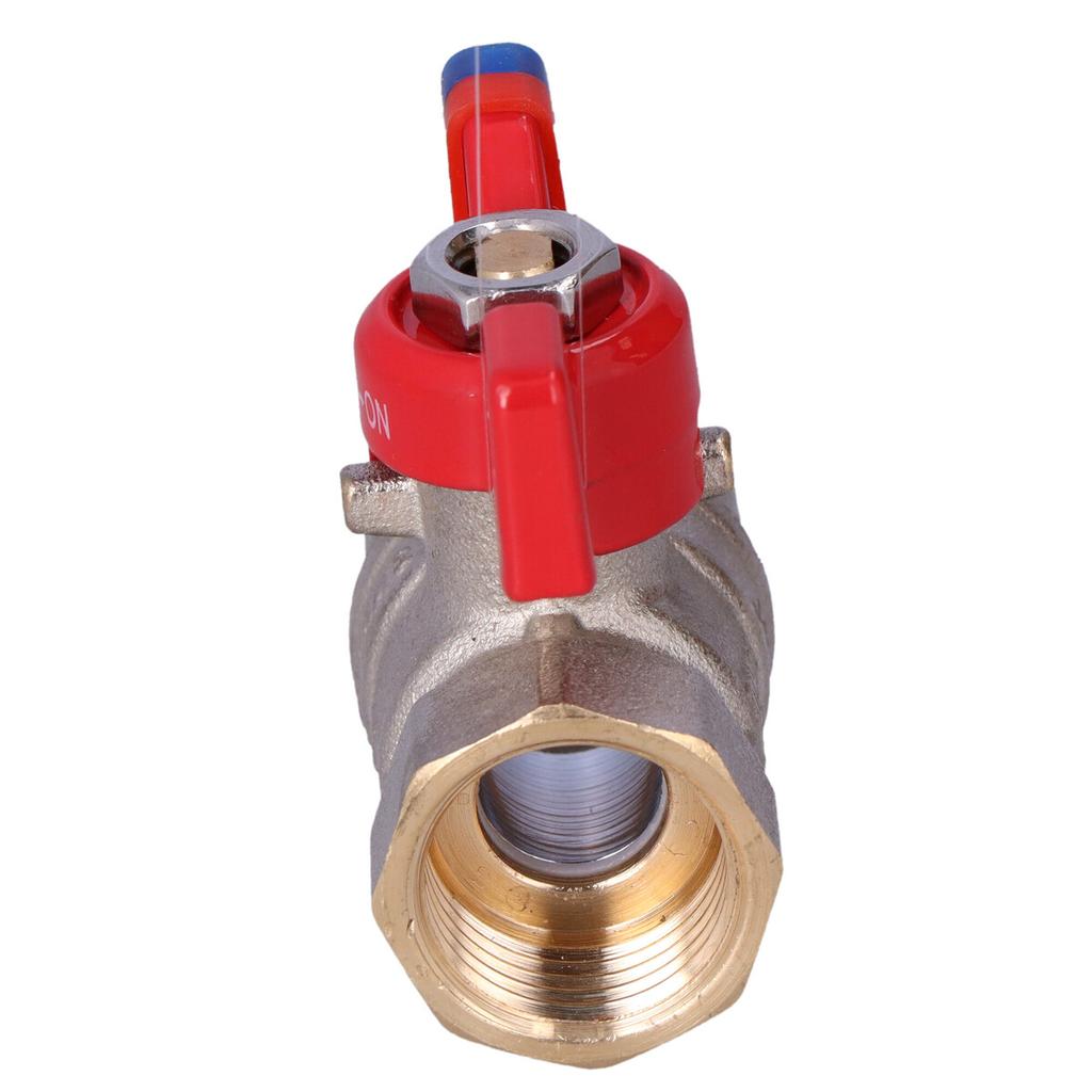 Female-female ball valve with butterfly, 1/2 inch, F-Comfort