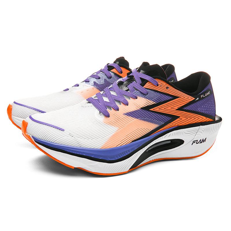 

Running shoes men s and women s professional shock absorption marathon running shoes summer mesh breathable sports shoes men s shoes 45 фіолетовий
