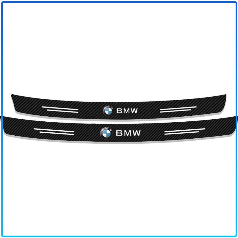 1 db szénszálas autó csomagtartó hátsó lökhárító matrica védőlemezvédő BMW M Performance 1 3 5 7 sorozathoz M3 M4 M5 M6 X1 X3 X5 X6 X7 E30 E34 E36 E39